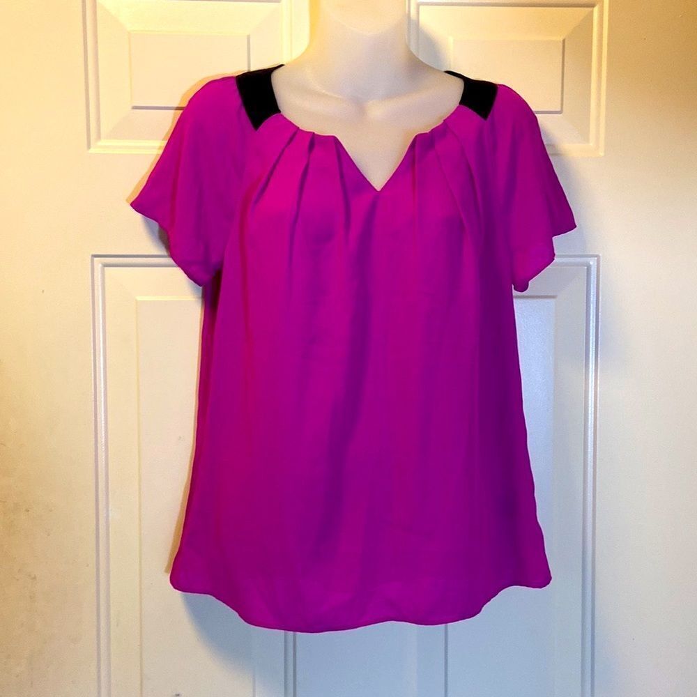 Bse, with Black Detail by Washington Woman Blouse Size MP